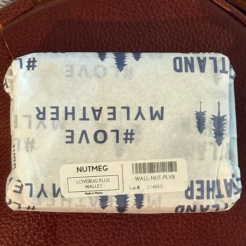New Nutmeg Portland Leather Lovebug Plus Wallet Brown